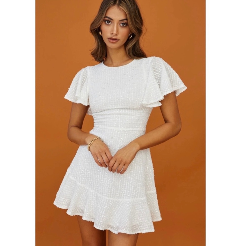 Fun short bridal party dress!